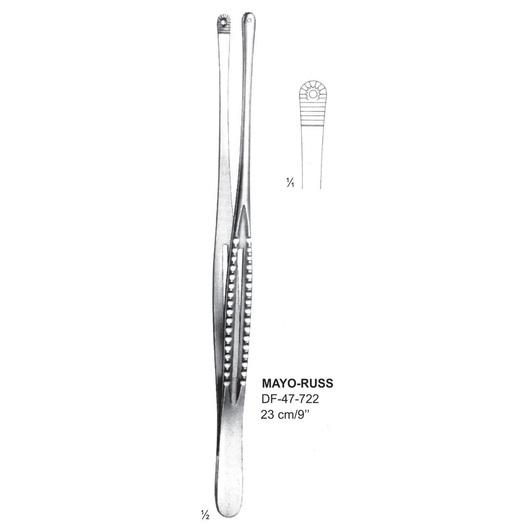 Mayo-Russ Grasping Forceps, 23cm  (DF-47-722) by Dr. Frigz