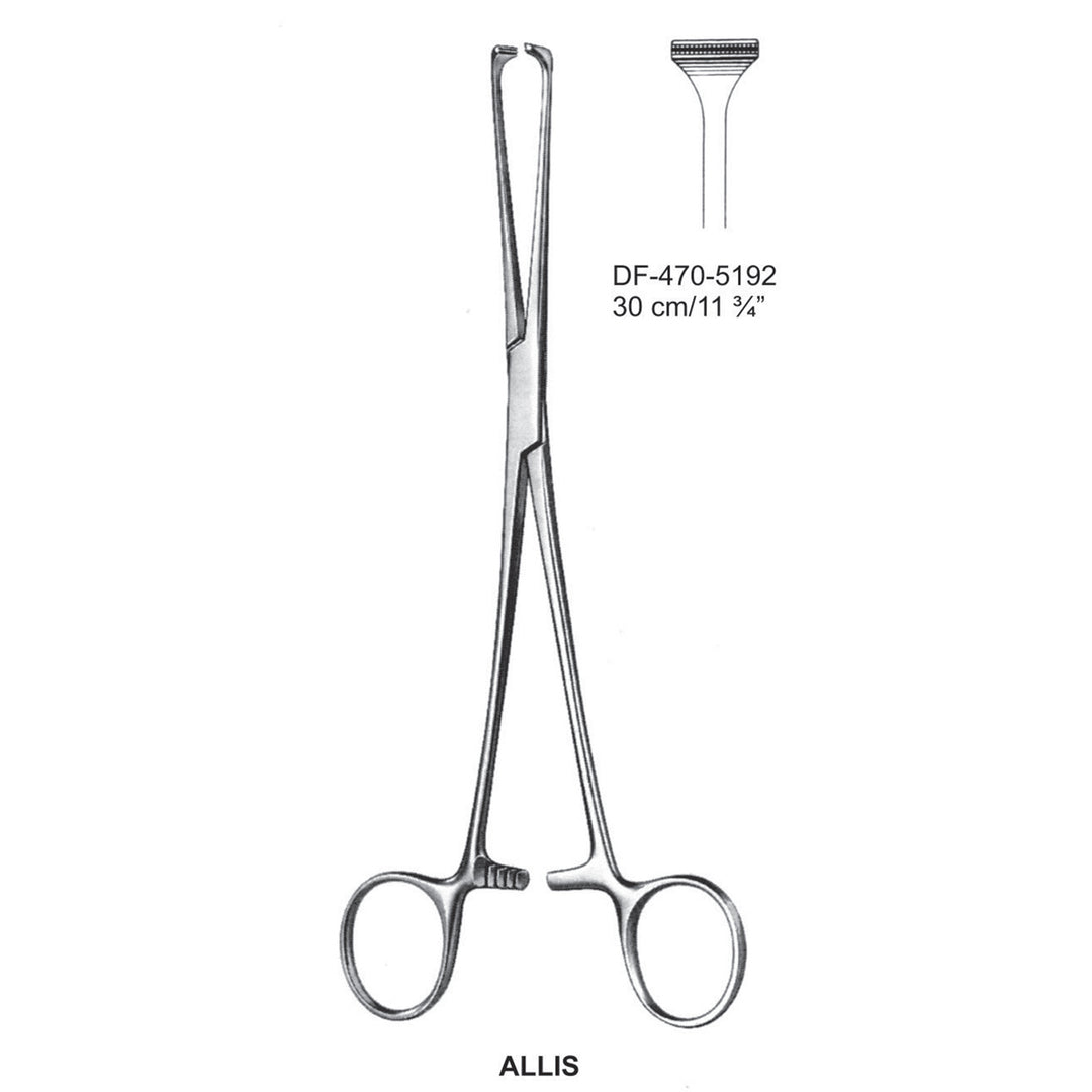 Allis Atrauma Intestinal And Tissu Grasping Forceps, 30cm (DF-470-5192) by Dr. Frigz