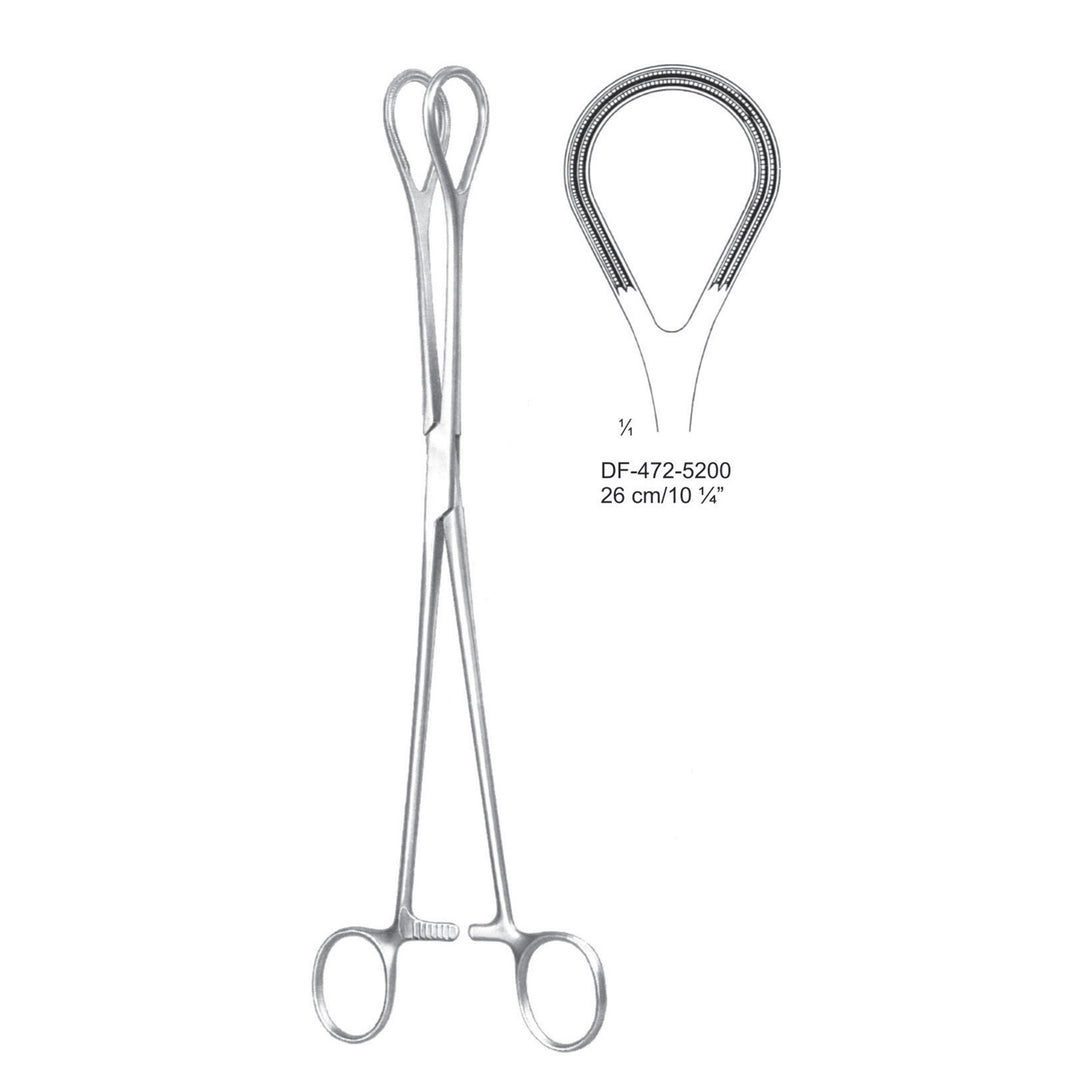 Scheibe Atrauma Organ Grasping Forceps,26cm (DF-472-5200) by Dr. Frigz