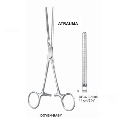 Doyen-Baby Atrauma Intestinal Clamps, 14cm (DF-473-5204)