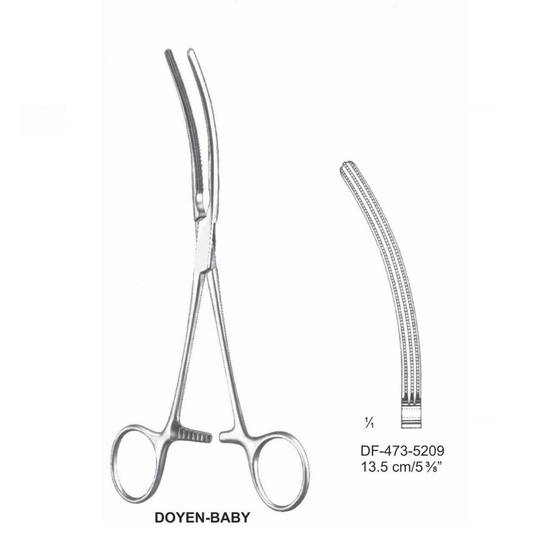 Doyen-Baby Atrauma Intestinal Clamps, 13.5cm (DF-473-5209) by Dr. Frigz