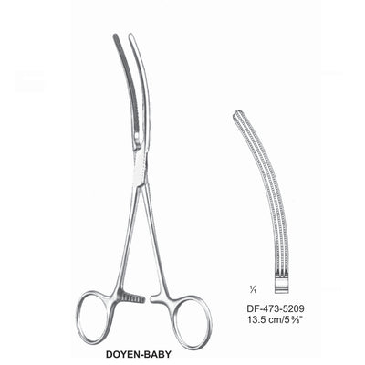 Doyen-Baby Atrauma Intestinal Clamps, 13.5cm (DF-473-5209)