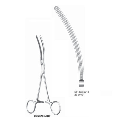 Doyen-Baby Atrauma Intestinal Clamps, 23cm (DF-473-5213)