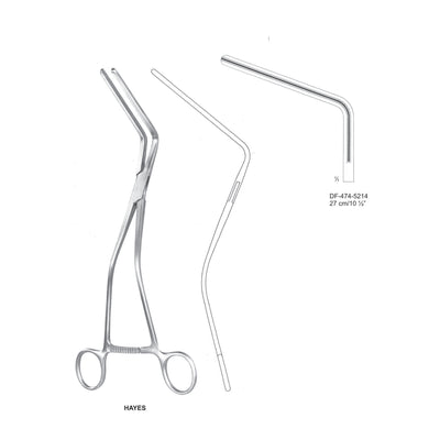 Hayes Atrauma Sigmoid Anastomosis Forceps, 27cm (DF-474-5214)