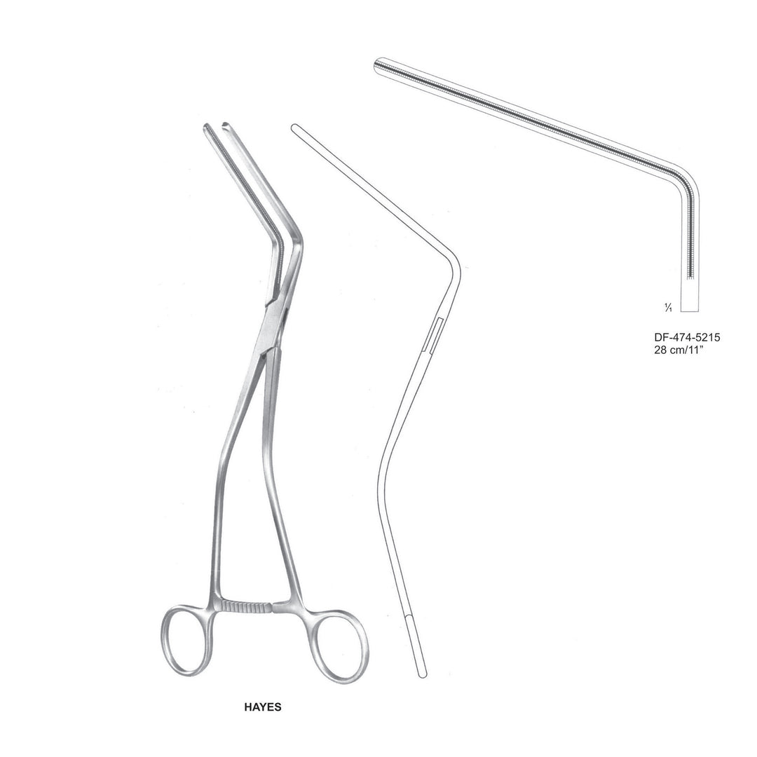 Hayes Atrauma Sigmoid Anastomosis Forceps, 28cm (DF-474-5215) by Dr. Frigz