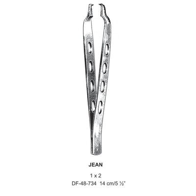 Jean Tissue Forceps, 1:2 Teeth, 14cm  (DF-48-734)