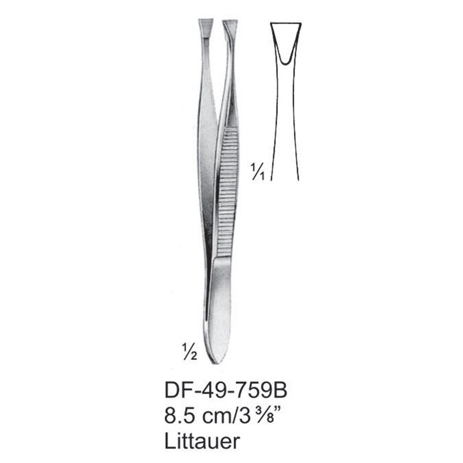 Littauer Splinter Forceps, 8.5cm (DF-49-759B) by Dr. Frigz