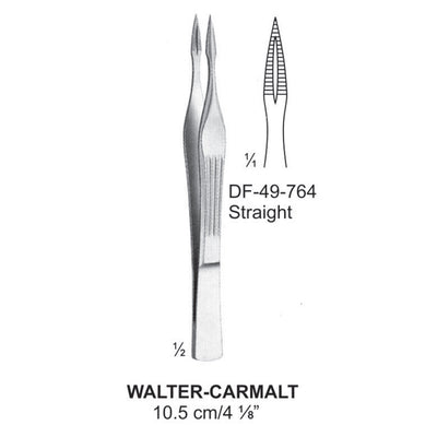 Walter-Carmalt Splinter Forceps, Straight, 10.5cm (DF-49-764)