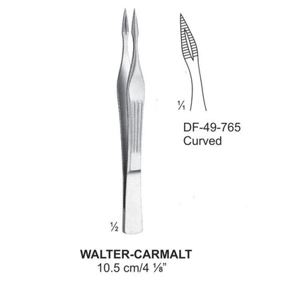 Walter-Carmalt Splinter Forceps, Curved, 10.5cm (DF-49-765)