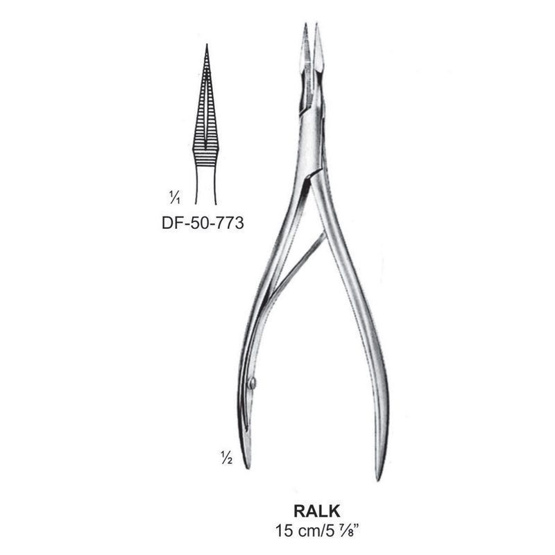 Ralk Splinter Forceps, Straight, 15cm (DF-50-773) by Dr. Frigz