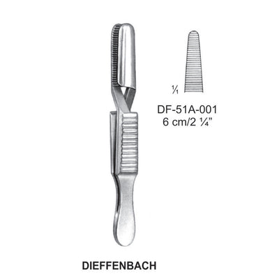 Dieffenbach Bulldog Clamps, Straight, 6cm (DF-51A-001)