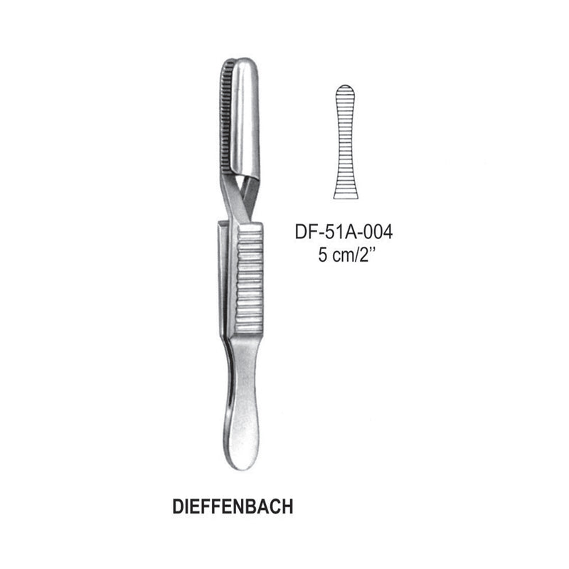 Dieffenbach Bulldog Clamps, Straight, 5cm (DF-51A-004) by Dr. Frigz