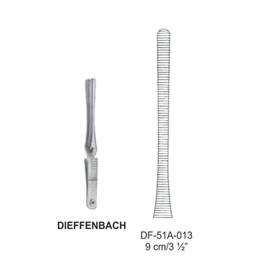 Dieffenbach Bulldog Clamps, Straight, 9cm (DF-51A-013)
