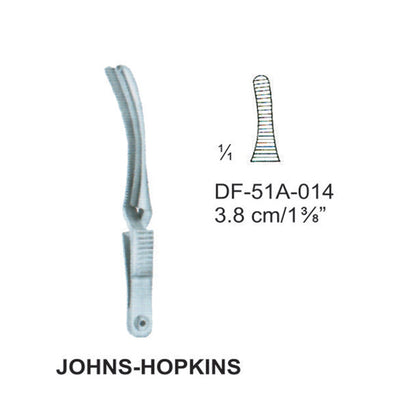 Johns-Hopkins Bulldog Clamps, 3.8cm (DF-51A-014)