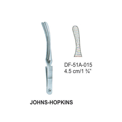 Johns-Hopkins Bulldog Clamps, 4.5cm (DF-51A-015) by Dr. Frigz
