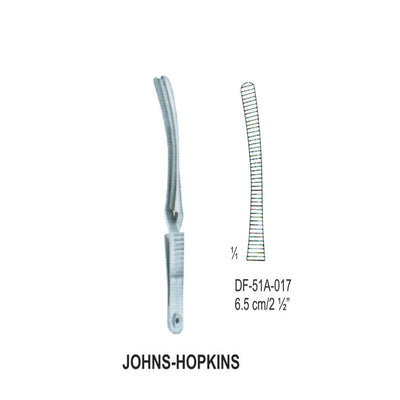Johns-Hopkins Bulldog Clamps, 6.5cm (DF-51A-017)