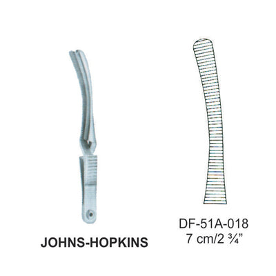 Johns-Hopkins Bulldog Clamps, 7cm (DF-51A-018)