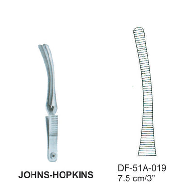 Johns-Hopkins Bulldog Clamps, 7.5cm (DF-51A-019)