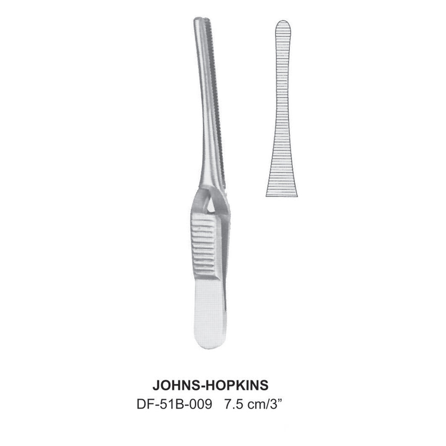 Johns-Hopkins Bulldog Clamps,  7.5cm (DF-51B-009) by Dr. Frigz