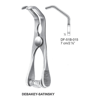 Debakey-Stainsky Atrauma Bulldog Clamp, 7cm (DF-51B-015)