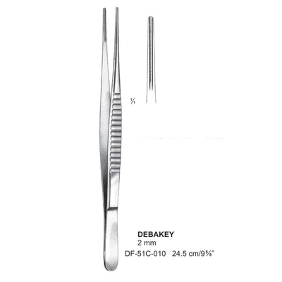 Debakey Atrauma Forceps, Straight, 24.5Cm, 2mm (DF-51C-010)