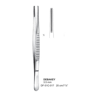 Debakey Atrauma Forceps, Straight, 20Cm, 3.5mm (DF-51C-017)
