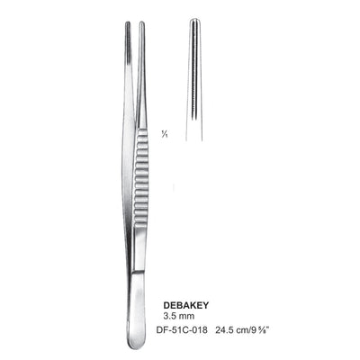 Debakey Atrauma Forceps, Straight, 24.5Cm, 3.5mm (DF-51C-018)
