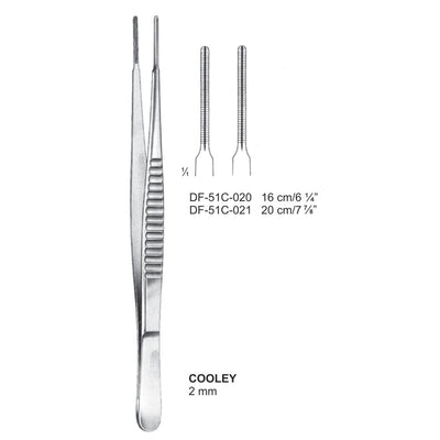 Debakey Atrauma Forceps, Straight, 16Cm, 2mm (DF-51C-020)