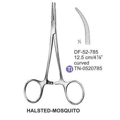 Halsted-Mosquito Artery Forceps, Curved, 12.5cm (DF-52-785)