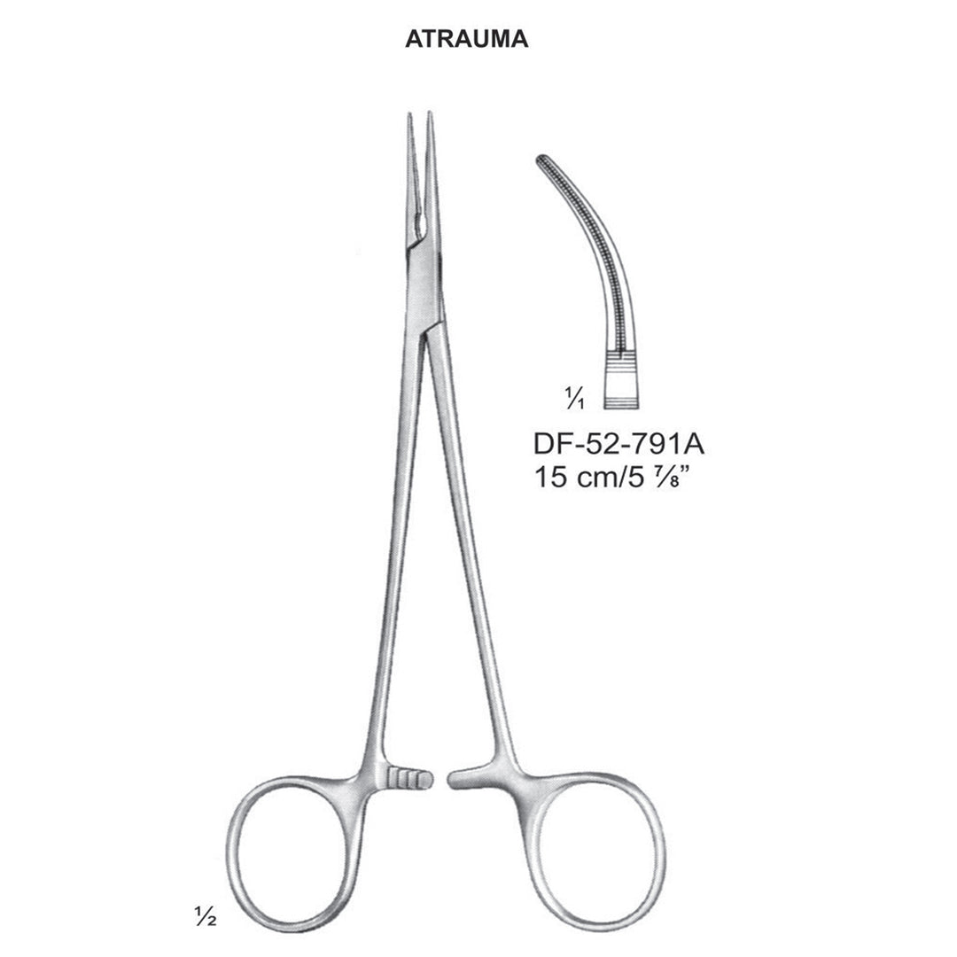 Debakey-Mosquito Atrauma Artery Forceps, Curved, 15cm (DF-52-791A) by Dr. Frigz