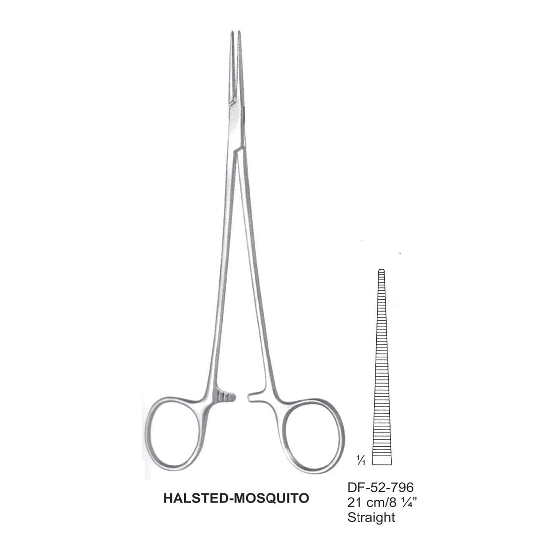 Halsted-Mosquito Artery Forceps, Straight, 21cm (DF-52-796) by Dr. Frigz