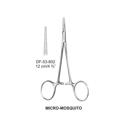 Micro-Mosquito Artery Forceps, Straight, 12cm (DF-53-802)