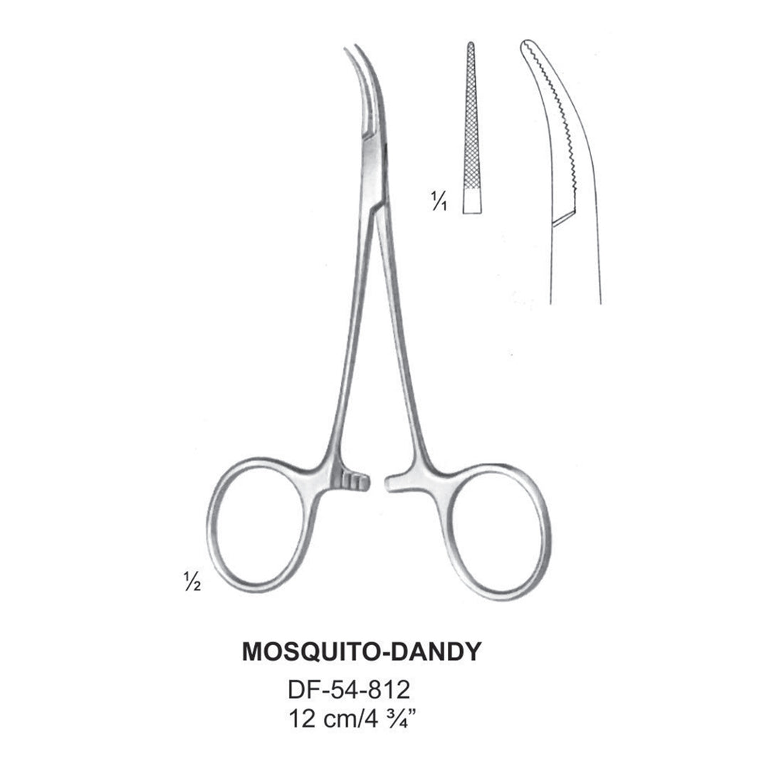 Mosquito-Dandy Artery Forceps, 12cm (DF-54-812) by Dr. Frigz