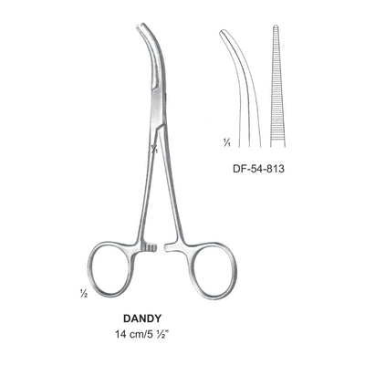 Dandy Artery Forceps, Curved, 14cm (DF-54-813)