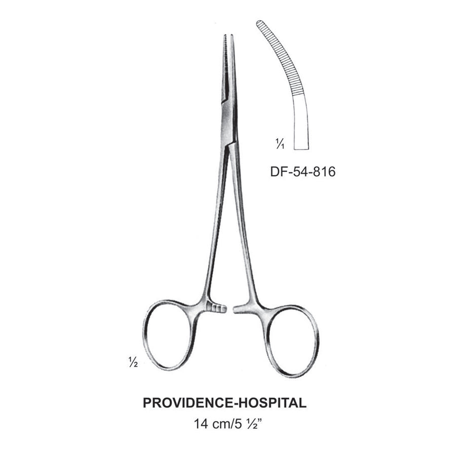 Providence-Hospital Artery Forceps, Curved, 14cm (DF-54-816) by Dr. Frigz