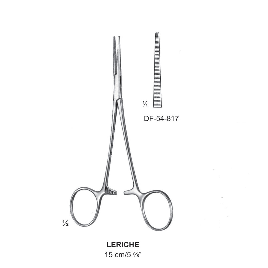 Leriche Artery Forceps, Straight, 15cm (DF-54-817) by Dr. Frigz