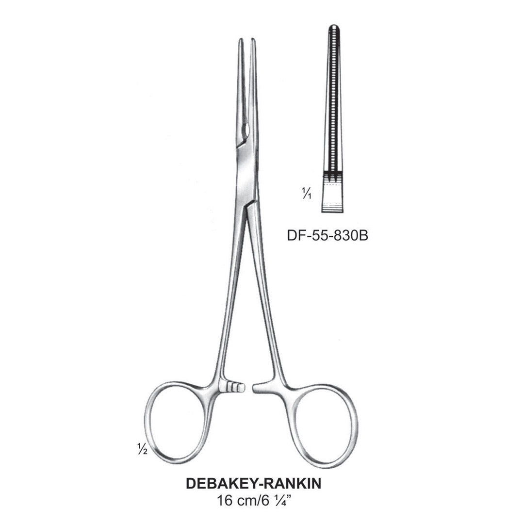 Debakey-Rankin Atrauma Artery Forceps, Straight, 16cm (DF-55-830B) by Dr. Frigz