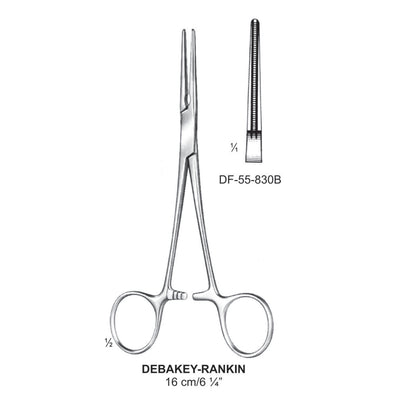 Debakey-Rankin Atrauma Artery Forceps, Straight, 16cm (DF-55-830B) by Dr. Frigz