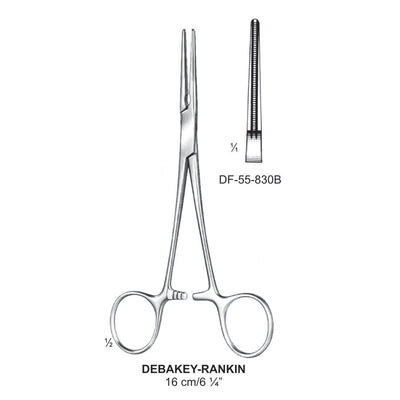 Debakey-Rankin Atrauma Artery Forceps, Straight, 16cm (DF-55-830B)
