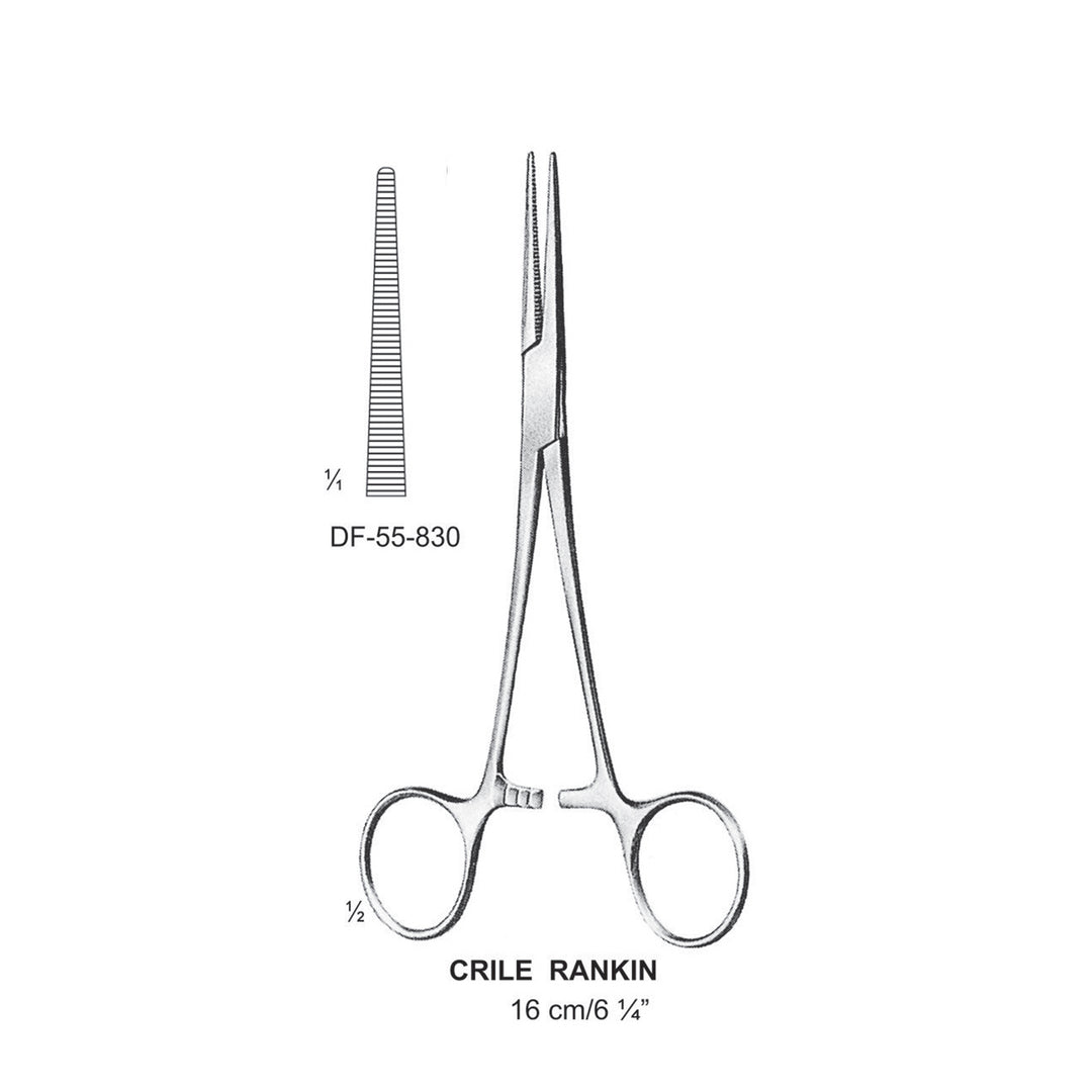 Crile-Rankin Artery Forceps, Straight, 16cm (DF-55-830) by Dr. Frigz