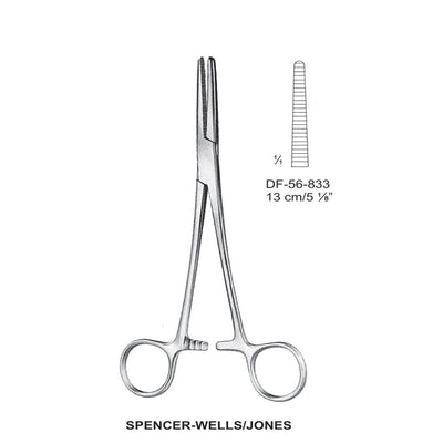 Spencer-Wells/Jones Artery Forceps, Straight, 13cm (DF-56-833)