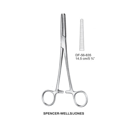 Spencer-Wells/Jones Artery Forceps, Straight, 14.5cm (DF-56-835)