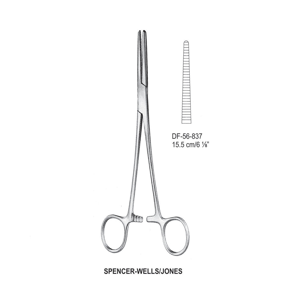 Spencer-Wells/Jones Artery Forceps, Straight, 15.5cm (DF-56-837) by Dr. Frigz