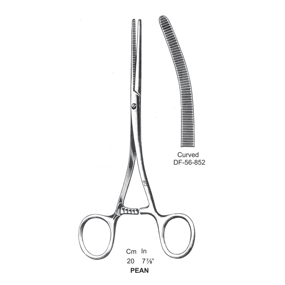 Pean Artery Forceps, Curved, 20cm (DF-56-852) by Dr. Frigz