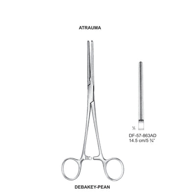 Debakey-Pean Atrauma Artery Forceps, Straight, 14.5cm (DF-57-863AD)