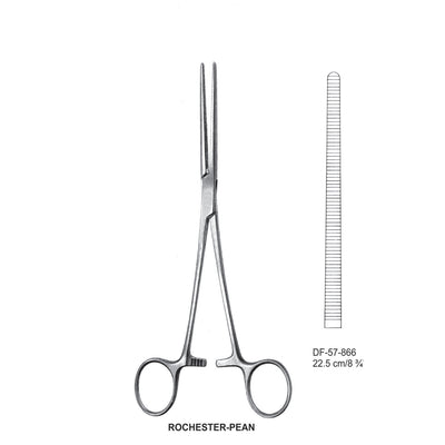 Rochester-Pean Artery Forceps, Straight, 22.5cm (DF-57-866)