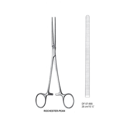 Rochester-Pean Artery Forceps, Straight, 26cm (DF-57-868) by Dr. Frigz