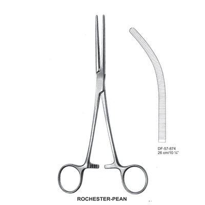 Rochester-Pean Artery Forceps, Curved, 26cm (DF-57-874)