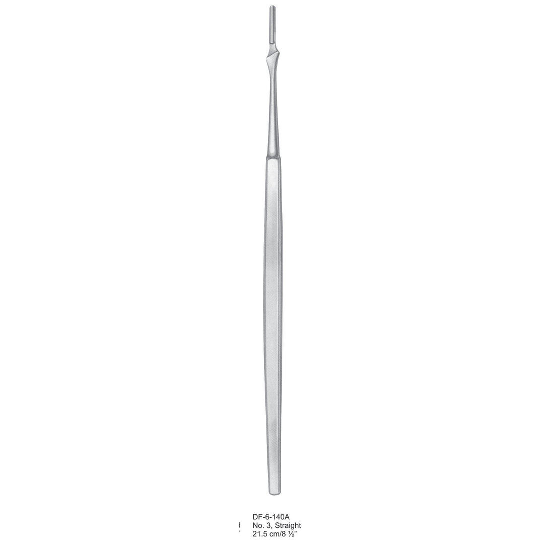 Scalpel Handle No.3 Straight 21.5cm  (DF-6-140A) by Dr. Frigz
