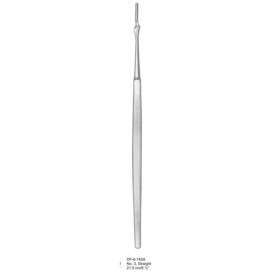 Scalpel Handle No.3 Straight 21.5cm  (DF-6-140A) by Dr. Frigz